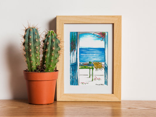 Acquerello di Sicilia - Terrazza di Alicudi